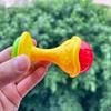Chewable Musical Instrument Toys Hand Grip Rod Hand Bell Toys Baby Rattle  Ability Training