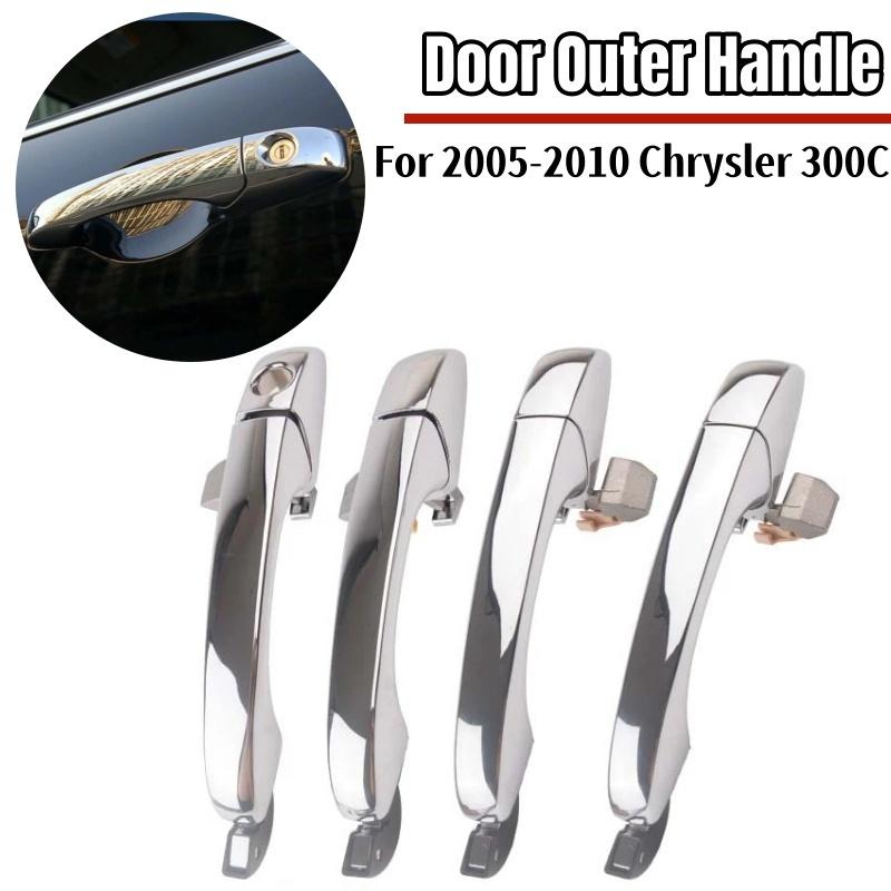 Car Door Outer Handle Set Front And Rear for Chrysler 300C 2005-2010 / Dodge Magnum 2005-2008 5065800AE AG Exterior Replacement