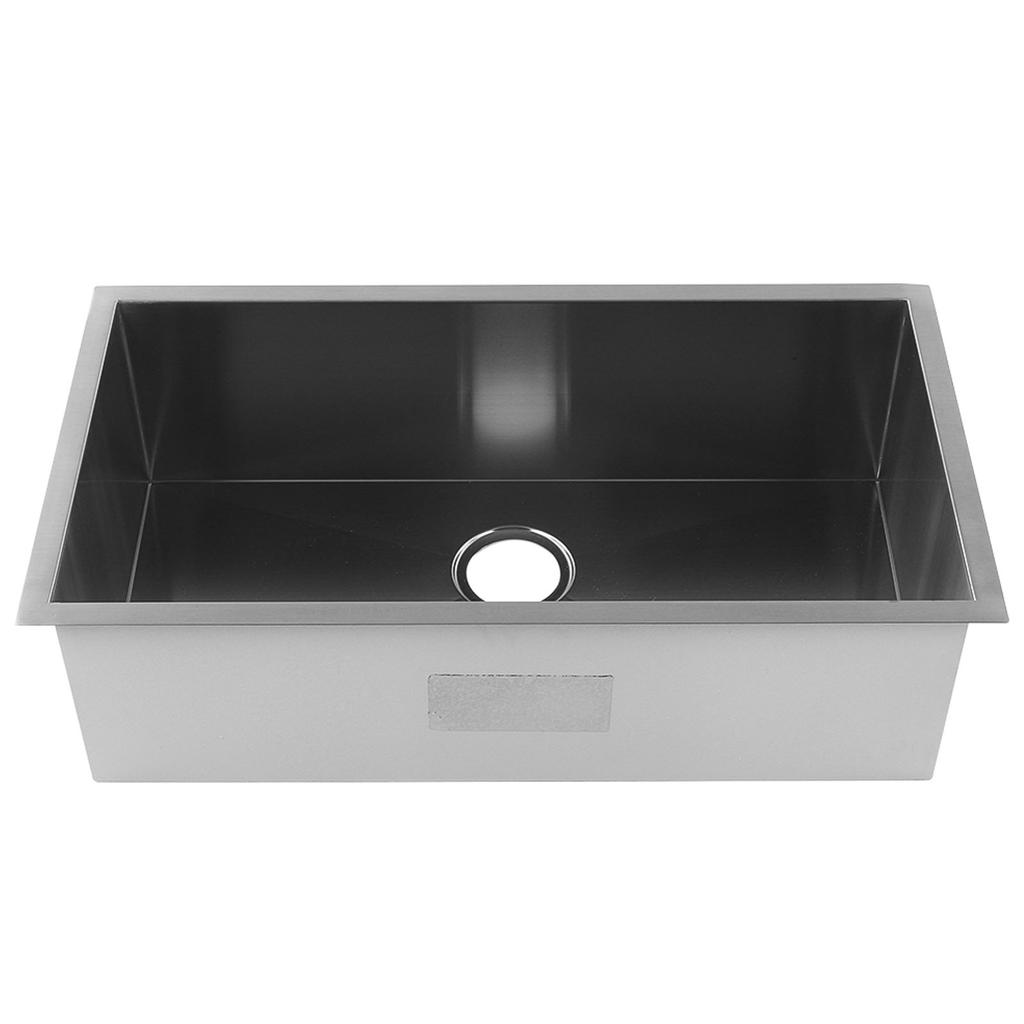 Undermount Sink L780 W430 H230mm 304 Stainless Steel 90mm Outlet Kitchen Sink for RV Yacht Boat
