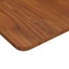 vidaXL Waschtischplatte Dunkelbraun 60x40x1,5 cm Massivholz Behandelt