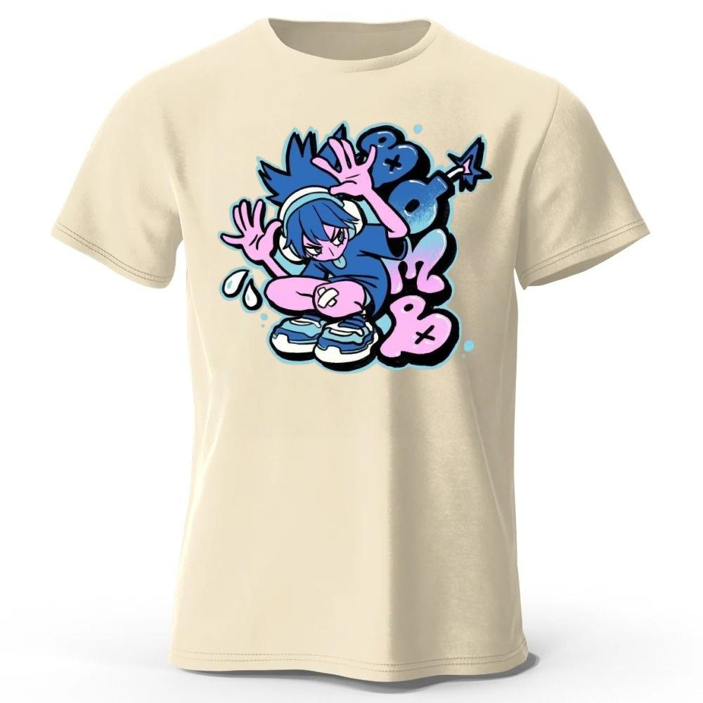 Summer Trendy Street Hiphop Girl Pure Cotton Short Sleeved MenWomen Daily Street Wear Plus Size Comfortable Casual Tshirt