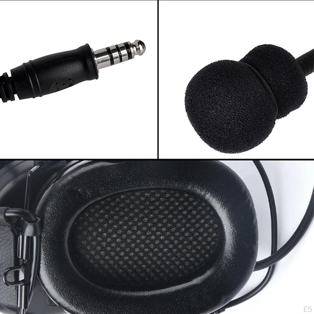 Headset Padded Electronic Communication Headphone for Hunting