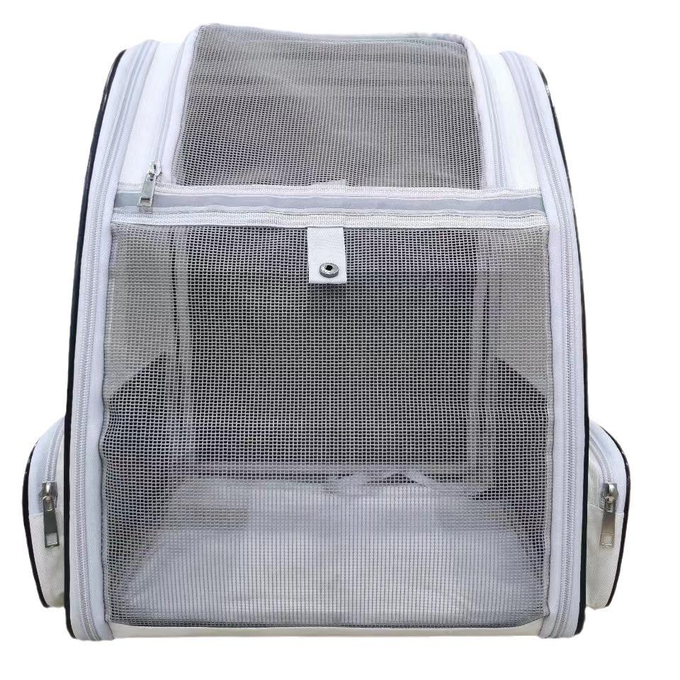 Портативный двухплечевой дышащий рюкзак для кошек - складной, модный, большой емкости для путешествий с домашними животными