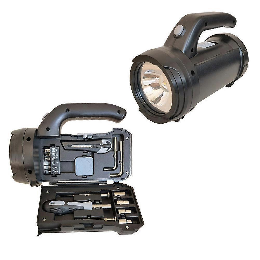 Multifunction Kit Household Outdoor Searchlight for 17pcs Mechanical Repair Tool