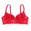 Women Sexy Soft Pu Leather Splice Sponge Padded B Cup Underwire Push Up Bra