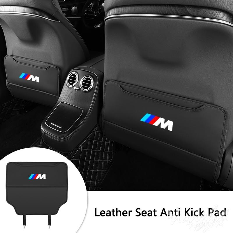 QRPZ1 Car Storage Bag Rear Backrest Protection Anti-kick Pad For BMW 1 3 5 7 Series X1 X3 X4 X5 F10 F15 F30 F18 F25 M3 M4 E34 Keychain