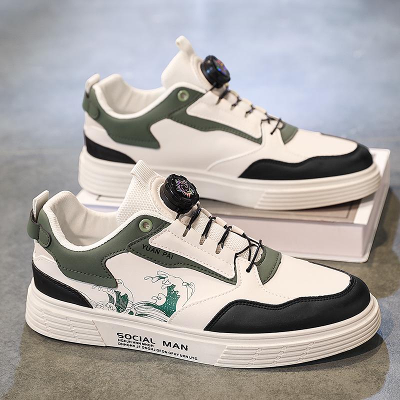 Модная мужская спортивная обувь Модная повседневная обувь 2025 Лето Удобная дышащая спортивная обувь Уличная обувь для скейтбординга Мужская обувь