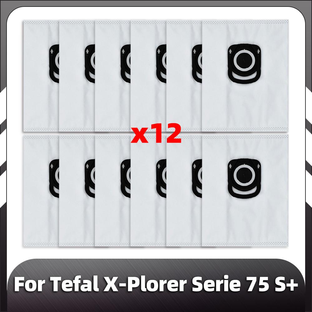 Совместимо с Tefal X-Plorer Serie 75 S+ Сменная основная боковая щетка Фильтр HEPA Насадки для швабры Пылесборник Запасные части Аксессуары