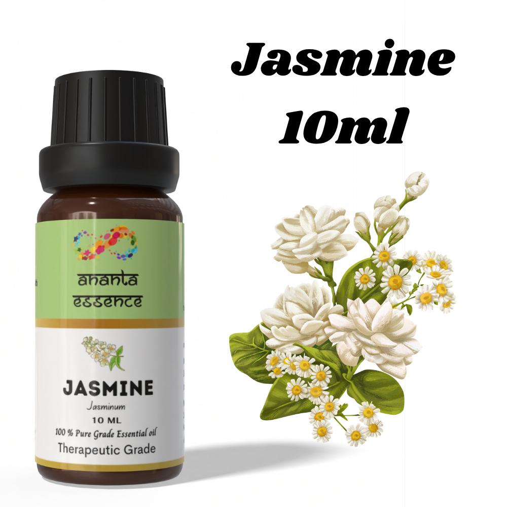 Ananta Jasmine Essential Oil 10 ml – Floral Aroma Oil for Diffusers, Candles and Home Fragrance