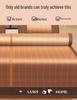 Free Shipping: New Double-Sided Bamboo Summer Mat - Foldable Single Mattress for Dorms