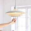 Nordic Danish Primus Designer Living Room Dining Counter Multilayer Circle Flying Saucer Adjustable Adjustable Hanging Light