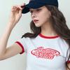 Бананасистерс сегодня надпись стираная бейсболка темно-синяя