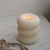 Aromatherapy Candle Round Solid Color Candle Creative Home Decoration Candle Bedroom Birthday Gift