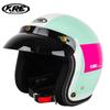 KRE Locomotive Helmet Retro Harley Half Helmet With Multiple Colors For Men And Women's Adult Half Helmet K+T66