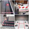 DIY 20cm*1m Twill Reflective Waterproof Tape Left Or Right Reflectors Self-Adhesive Safety Warning Sticker Conspicuity For Truck