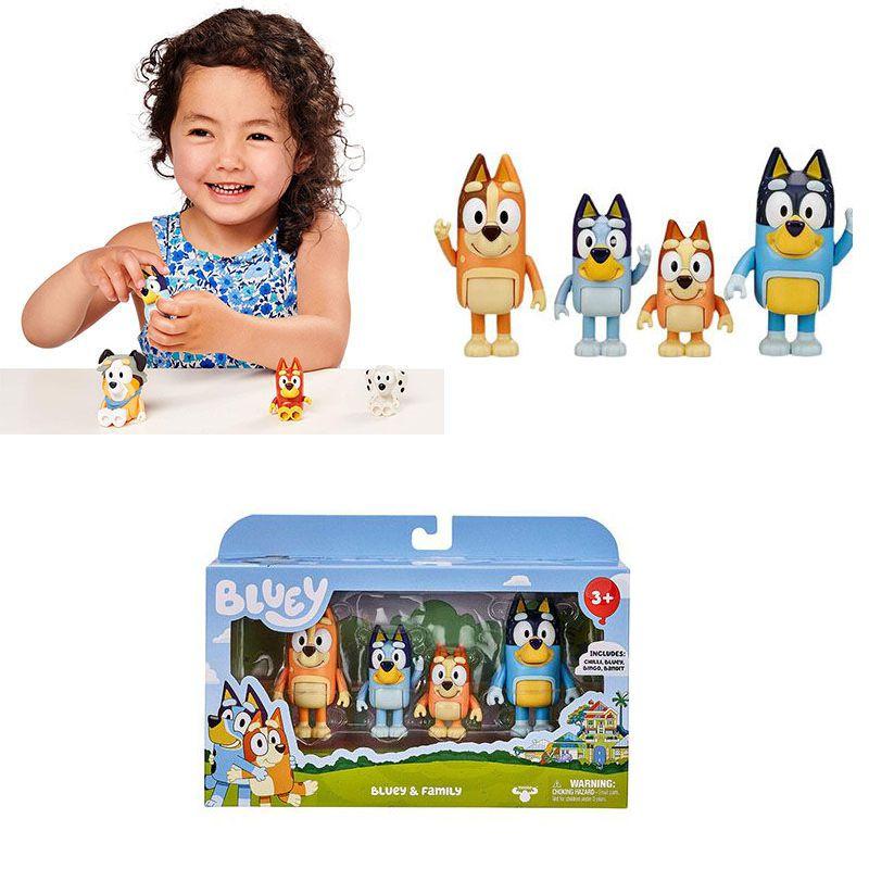Adorable Bluey Family Bingo Action Figure Set Ideal For Decoration And Play