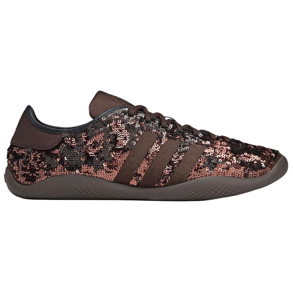 Wales Bonner x adidas Karintha Бронзовые Блестки Унисекс Кроссовки Коричневый Цвет Поставщика Темно-Коричневый KH8798