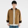 American Tooling Jacket Men'S Spring Trendy Brand Youth Pure Cotton Stand-Up Collar High-End Casual Khaki Jacket Outdoor
