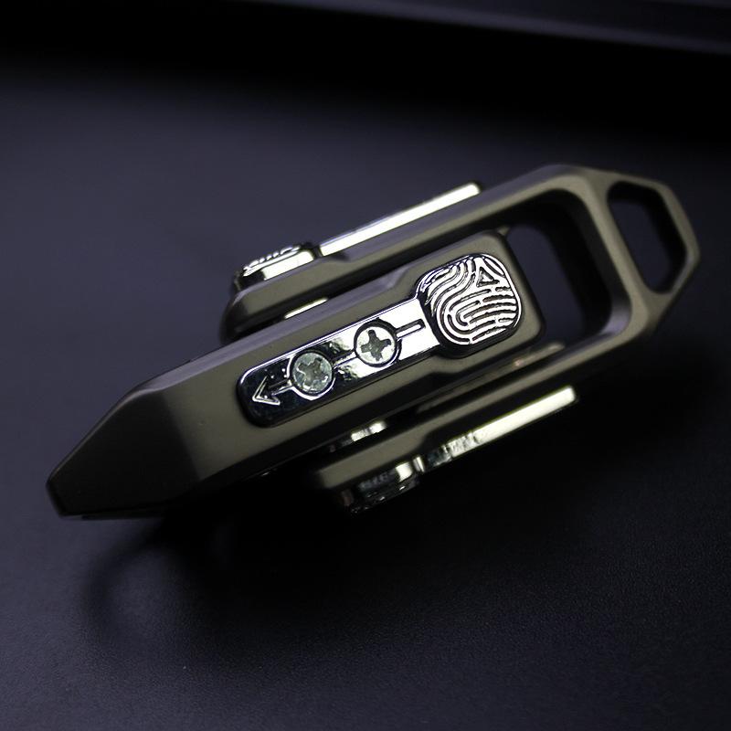 Магнитная толкающая карточка, толкающая яйца, кликерная пластина, механический слайдер, тактильная монета, игрушки для снятия стресса, антистрессовый металлический сплав