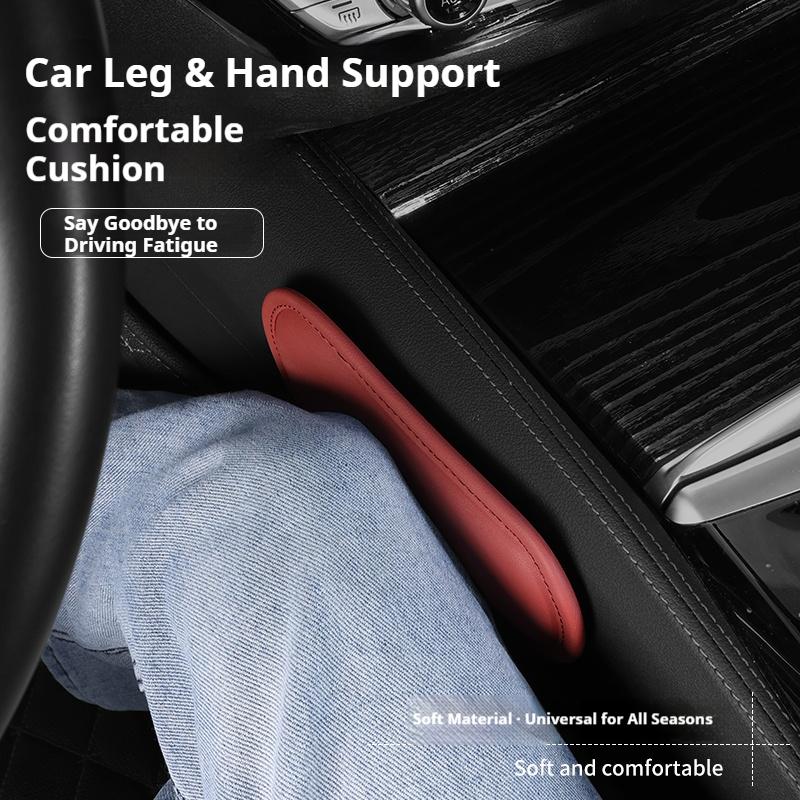 AJBR2 Leather car knee pads car center console leg pads for Mercedes Benz AMG C E S GLE CLC class W204 W203 W205 W124 W221 W213 W212