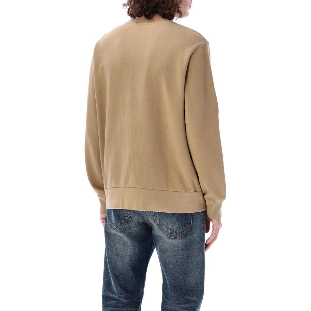 Polo Ralph Lauren Animal Pattern Crew Neck Pullover Sweatshirt Men sweatshirt Khaki 710916689-018