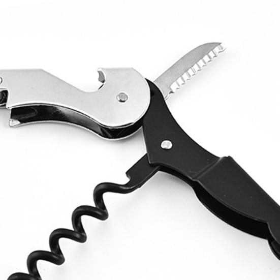 Открывалка для бутылок Многофункциональная нескользящая ручка Экономящая труд нержавеющая сталь 2 в 1 Ручной съемник крышек для бутылок Штопор Кухонный инструмент