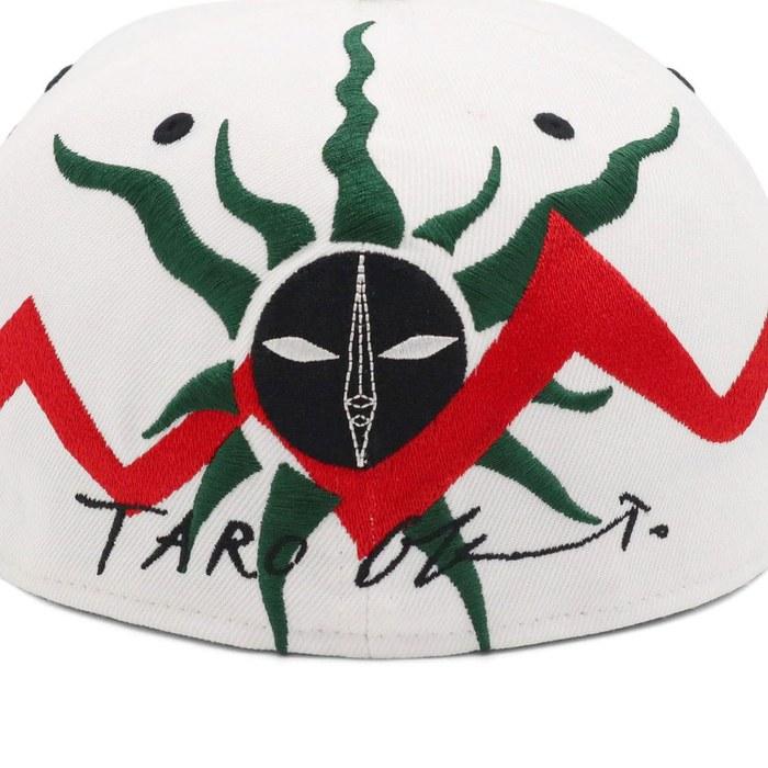 [New Era] Cap 59FIFTY Okamoto Taro Collaboration White 7 1/4 5950 TAROKA BIG TAIYO WHI 58.0 cm