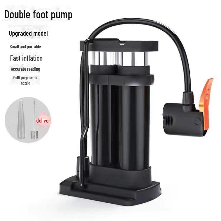 Портативный электрический ножной насос высокого давления для бытового и спортивного инвентаря