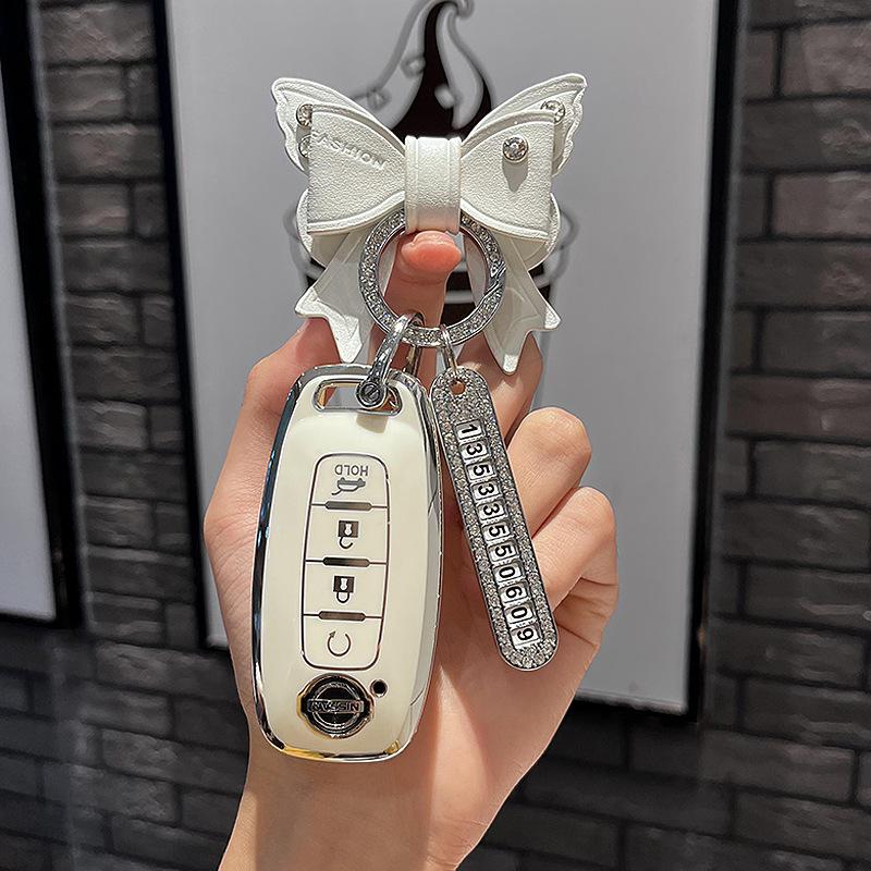 Специальный чехол для ключей Nissan Teana2023Новый высококачественный защитный чехол для пряжки сумки