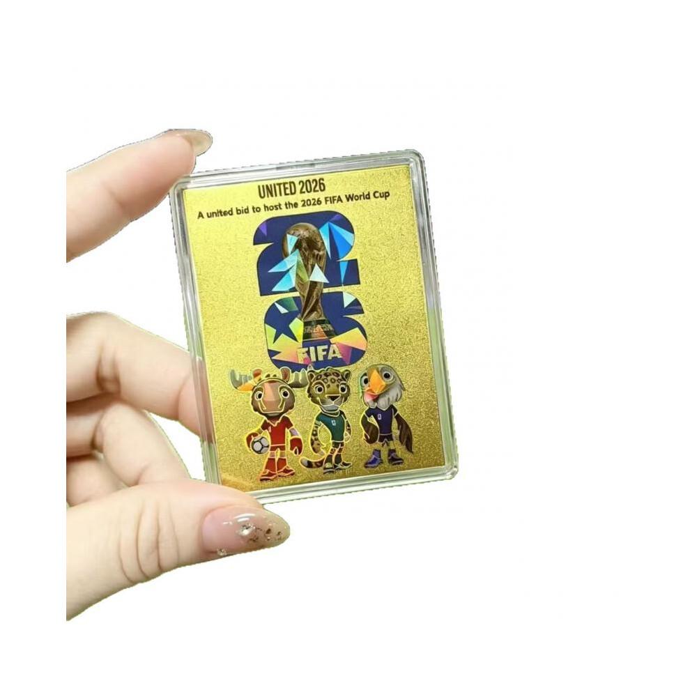(World cup) World Cup Themed Gold Foil Phone Sticker Gold Phone Sticker