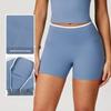 Женские Йога-Шорты с Высокой Талией - Ощущение "Второй Кожи", Плотное Прилегание, Поднятие Ягодиц, Летняя Одежда для Бега и Фитнеса