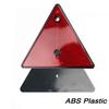 2/1PCS Red Triangle Rear Reflectors Safety Screw Fit for Gate Posts Trailer Motorcycle Caravan - Reflective Visibility Enhancer
