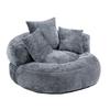 Lazy sofa, durable and comfortable, high-backrest sofa, for adults and children, three-pillow, single-player game sofa chair