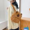 [EZBUYGO] Милый плюшевый рюкзак-капибара для женщин, многоцелевая мультяшная забавная сумка-кроссбоди капибара, большая сумка-тоут