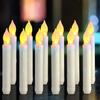 Flameless Candles 12 PCS Led Candles 6.9 Inch Battery Operated Candles Taper Candles for Party Classroom Church Birthday Decor