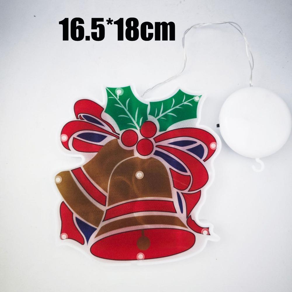 Snowman Shaped Window Hanging Light PVC Xmas Color Lamp New LED Sucker Light