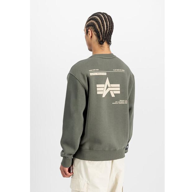 Толстовка Alpha Industries Label Backprint Sweatshirt