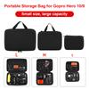 Нейлоновый чехол для переноски камеры для спортивной камеры GoPro Hero 10, защитная сумка-органайзер с жестким корпусом для GoPro Hero 9