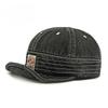 Японская стираная новая простая тканевая бирка купольная солнцезащитная кепка мужская и женская универсальная однотонная хлопковая джинсовая шляпа-ведро