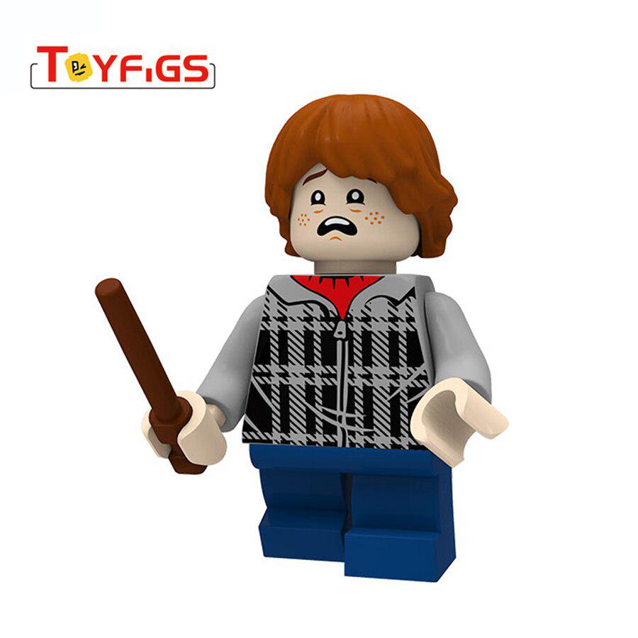 Фигурки Харри Поттера Фантастические твари Рубеус Добби Финниган Гермиона Кирпичи Модель Конструкторы Игрушки 