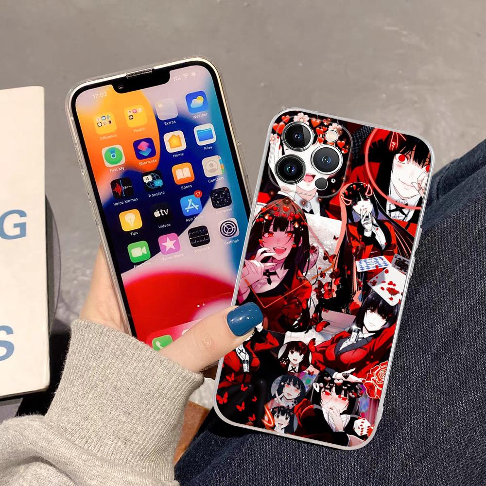 Японское аниме Kakegurui Jabami Yumeko Чехол для телефона Для iPhone 16 15 14 11 12 13 Mini Pro XS Max Чехол 6 7 8 Plus X Funda Shell