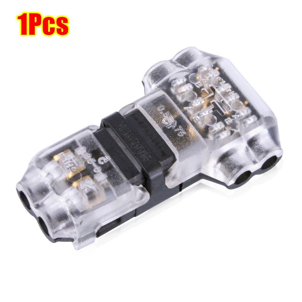 1/5Pcs Low Voltage Electrical Cable Crimp T Type Terminal Clamp For for AWG 24-18 Wires Wiring