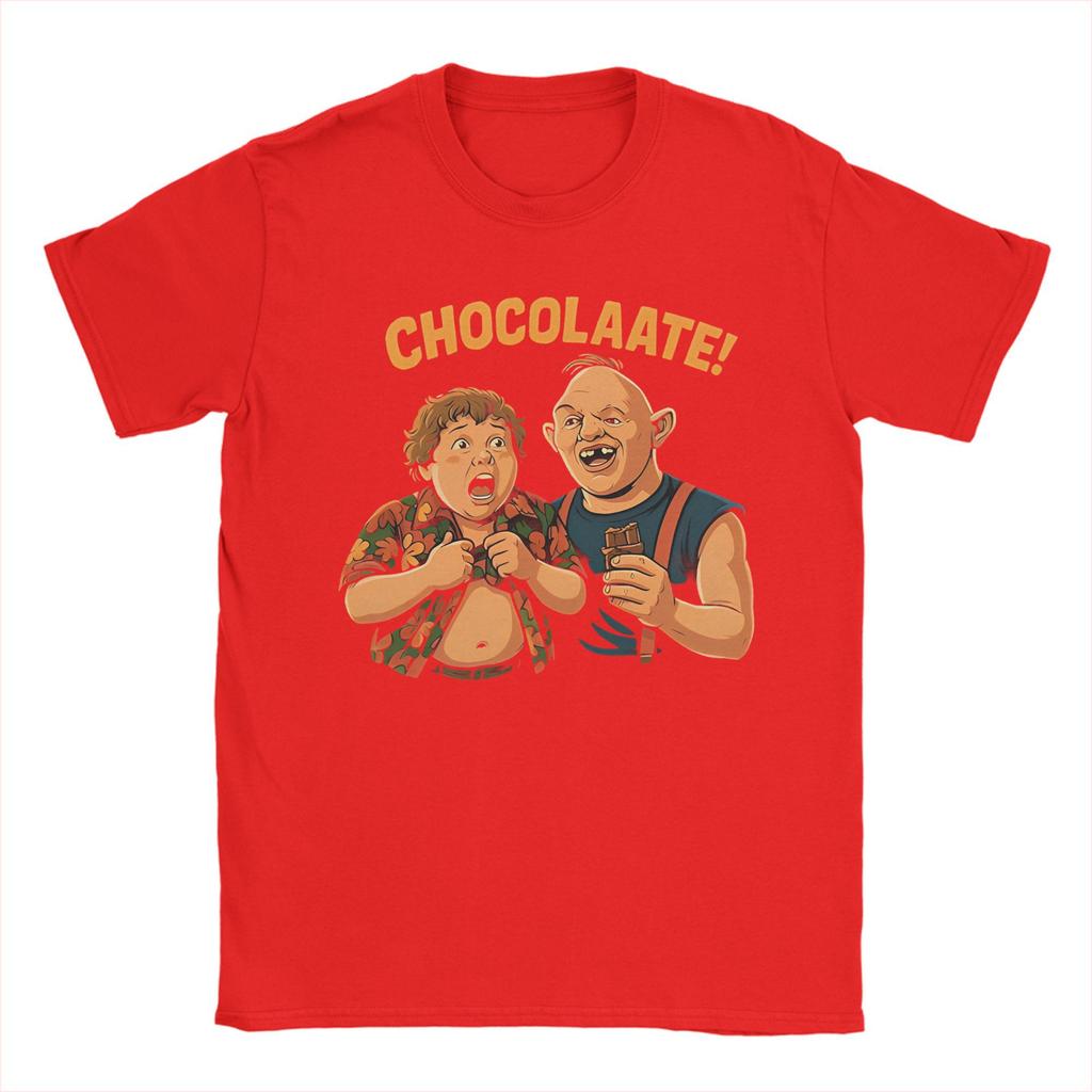 Goonies Chocolate Slot and Gordi TShirt Unisex Crazy Cotton Tee Shirt Crew Neck Short Sleeve T Shirt Gift Idea Clothing