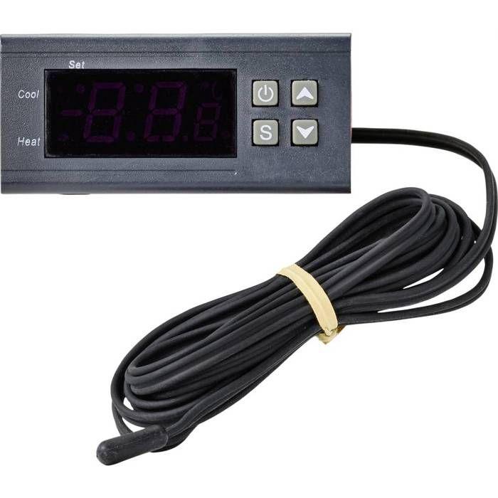 TRU COMPONENTS Régulateur de température NTC -50 à 99 °C Relais 10 A (L x l x H) 75 x 85 x 34.5 mm