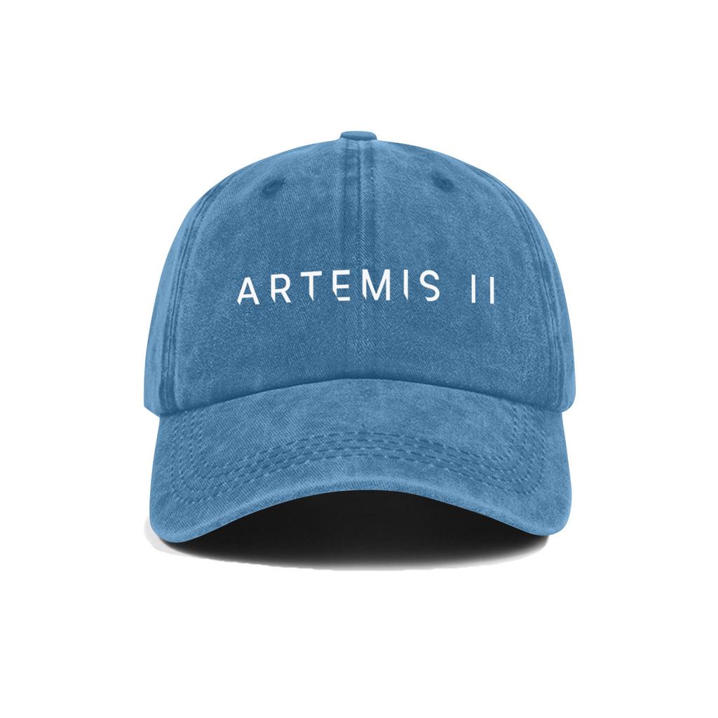 Повседневная Унисекс Регулируемая Бейсболка с Вышитым Дизайном Artemis II Прочная Хлопковая Твил Ткань Структурированный Козырек Низкий Профиль