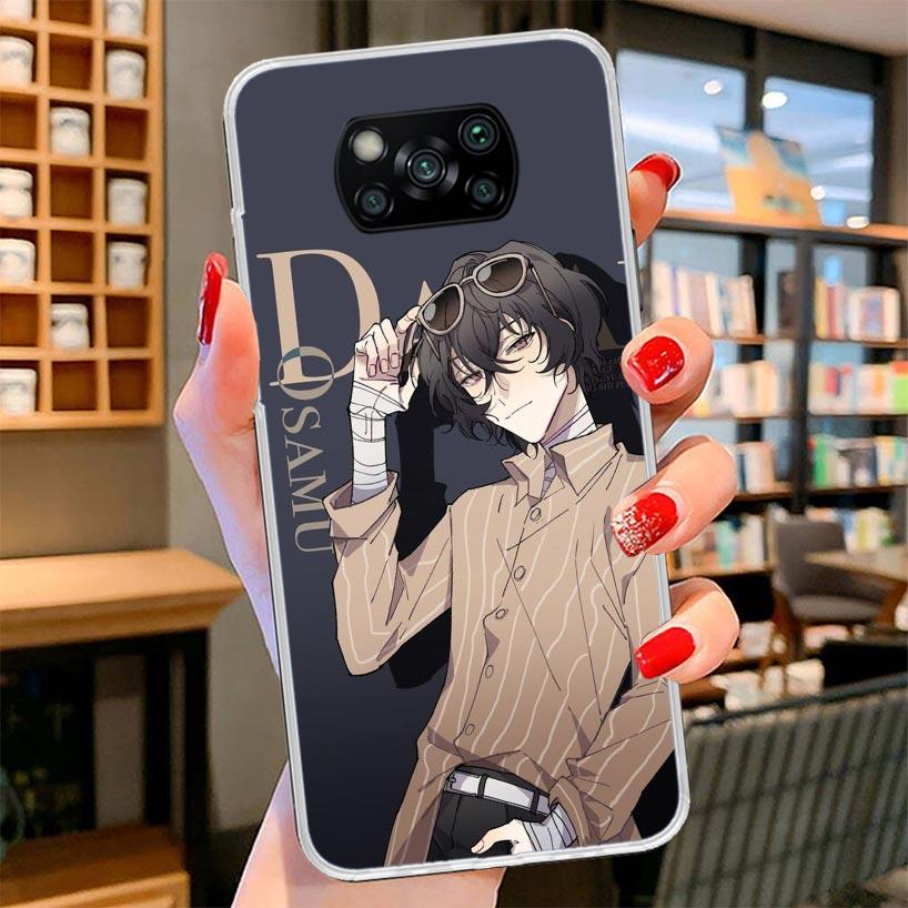 Чехол для телефона Bungo Stray Dogs Дазай для Xiaomi Poco F7 Ultra X7 X6 X5 Pro M7 Redmi 15C 15 13C 13 12C 12 10C 10 9A 9C 9T 9 Sh