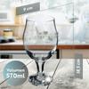 KADAX 6x Glasses for Drinks Beer Gin Tonic Set of Glasses