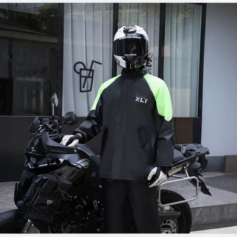 Mens Waterproof Rain Suit Set Separated Jacket Pants Motorcycling Hiking Outdoor Storm Protection