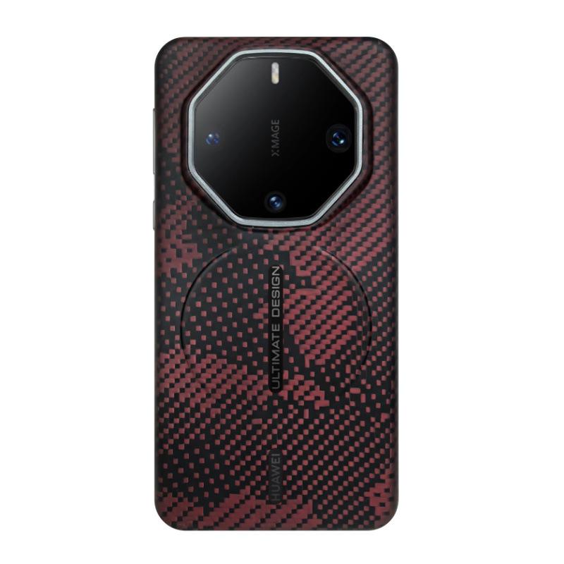 Применимо к Huawei mate60 RS Керамический Магнитный Чехол для Мобильного Телефона Арамидное Волокно Высококачественный Жесткий Чехол 60RS Защитный Чехол