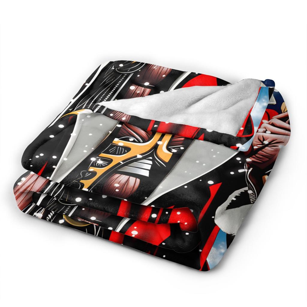 Merry Christmas Blanket I-Iron M-Maidens Tour 2025 Super Soft Plush Throw Blanket For Outdoor Flannel Bedspread Bed Cover